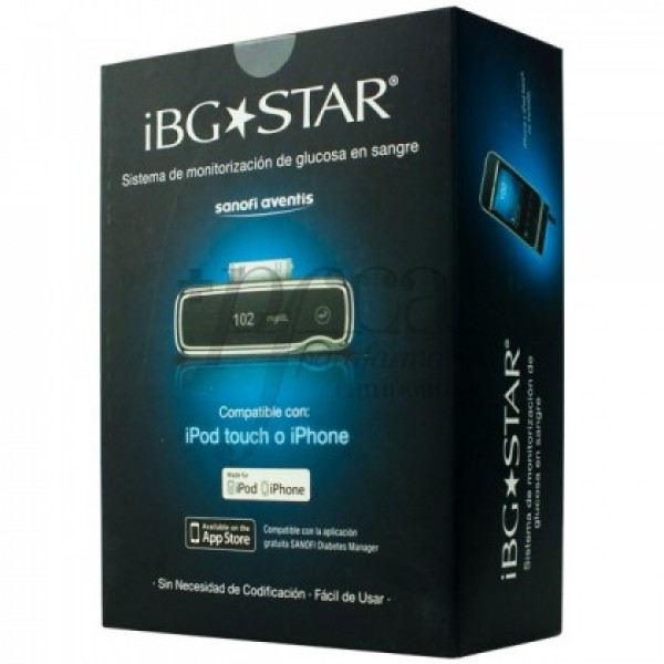GLUCOMETRO SISA ANALISIS GLUCEMIA IBGSTAR IPHONE