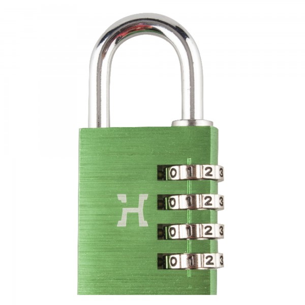 Candado alum.comb.handlock 40mm.4n verde