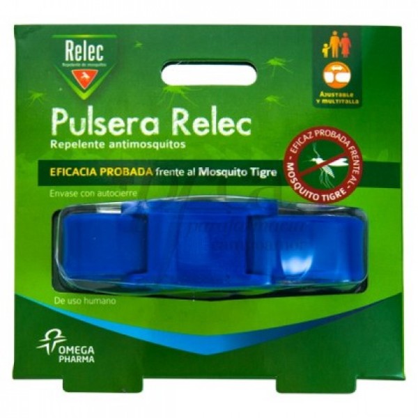 RELEC PULSERA ANTIMOSQUITOS REPELENTE COLOR AZUL