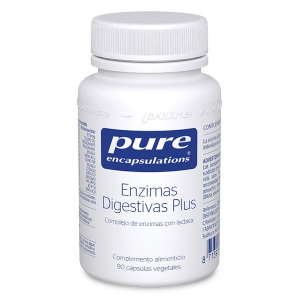 Pure Encapsulations Enzimas Digestivas Plus 90 Capsulas