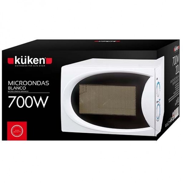 Microondas kuken 700w. 20l. blanco Microondas kuken 700w. 20l. blanco