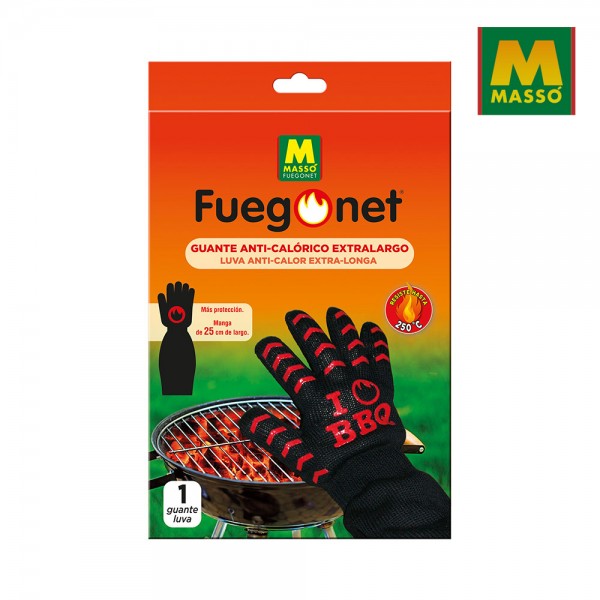 Guante anti-calórico extra largo fuegonet