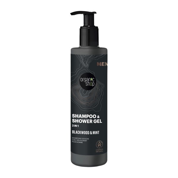 Organic shop men blackwood champu & gel de baño 2in1 280ml