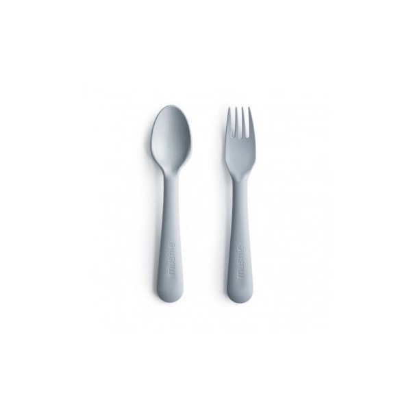 Mushie Tenedor y Cuchara Infantil Cloud Ref 4789