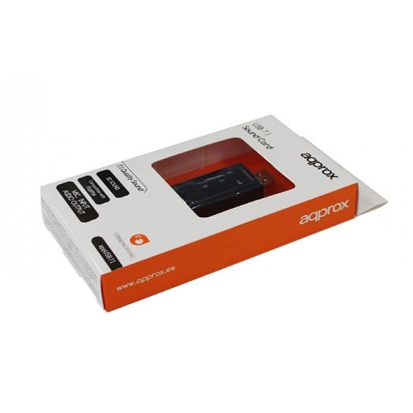Approx! appusb71 adaptador usb sonido 7.1 appusb71